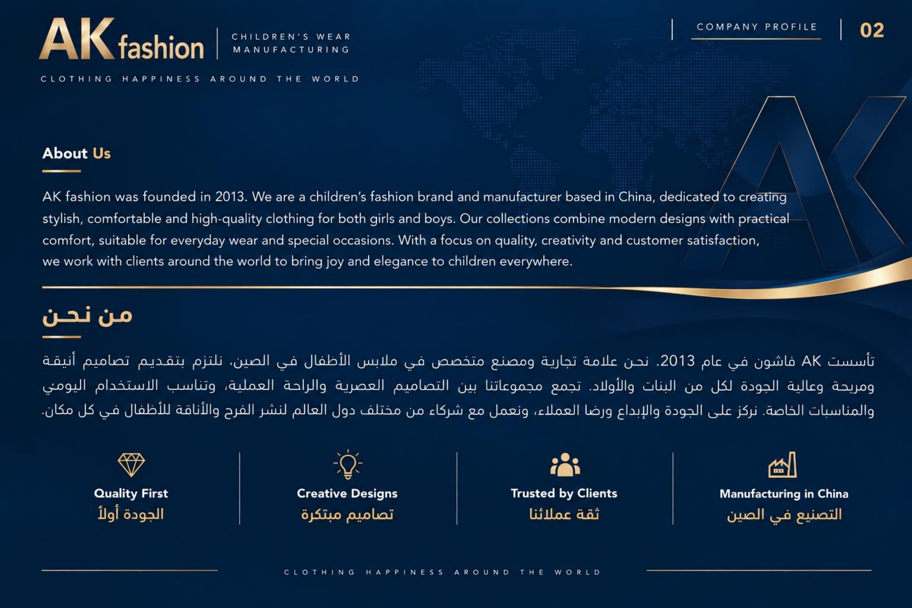 AK Fashion company profile, page 3